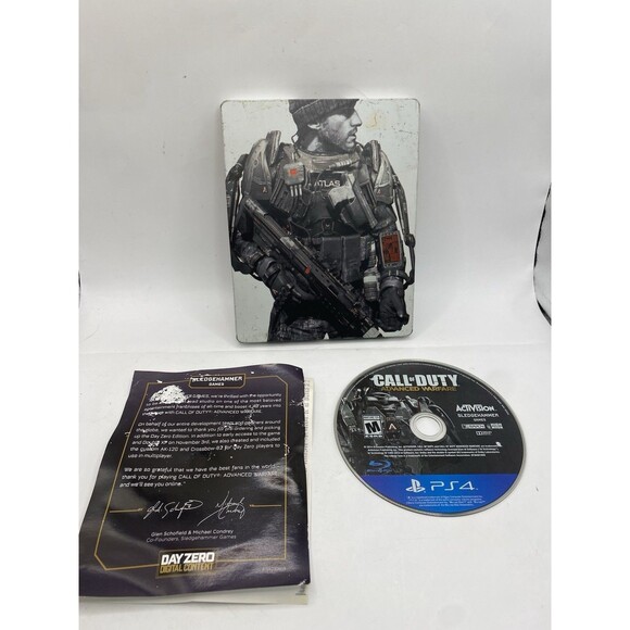 Call of Duty: Advanced Warfare Steelbook Edition Sony PlayStation 4 PS4 CIB - Picture 1 of 3